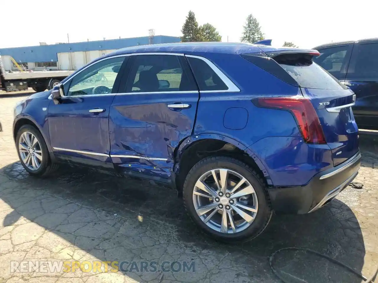2 Photograph of a damaged car 1GYKNDR40RZ701938 CADILLAC XT5 2024