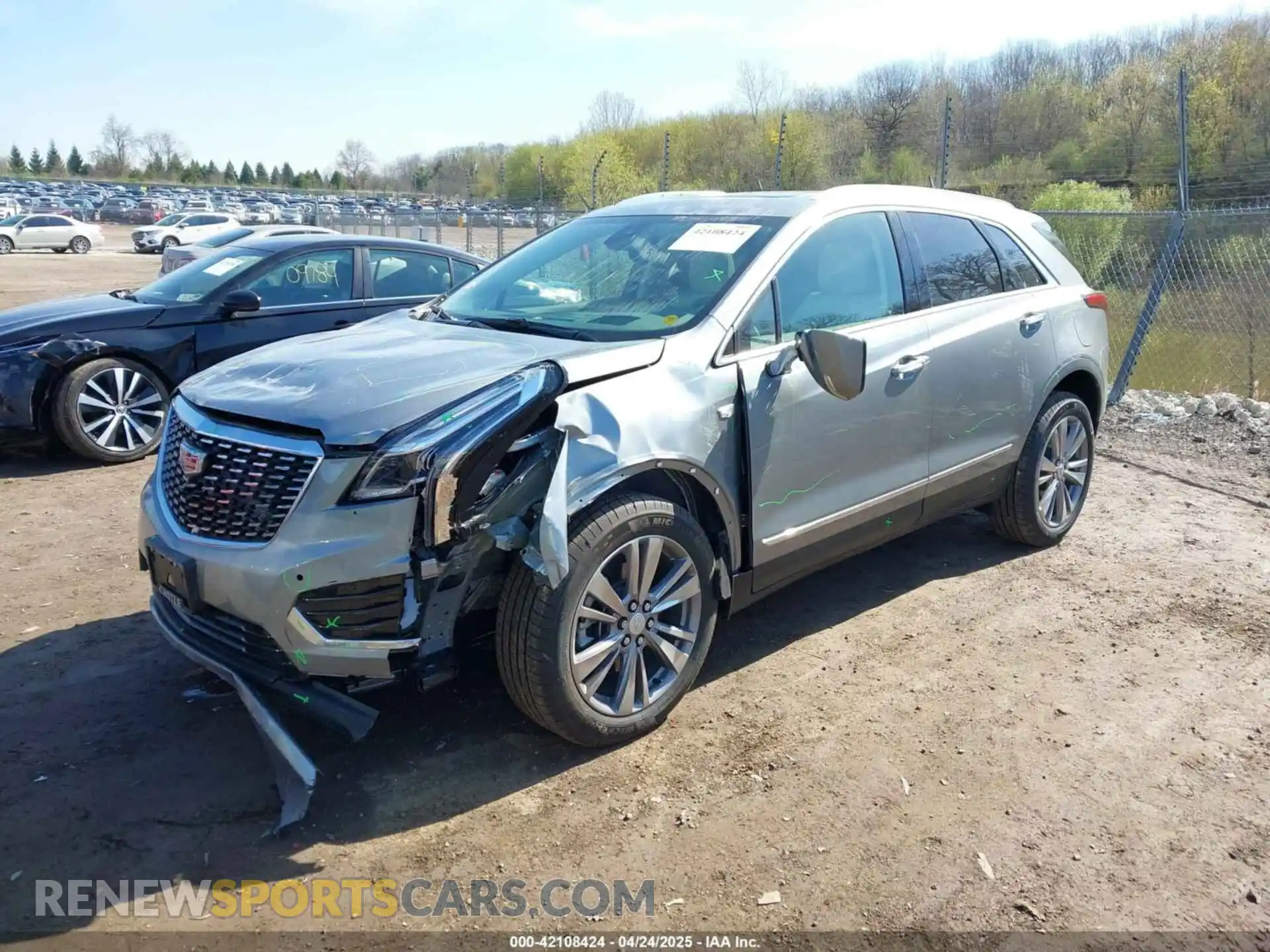 2 Фотография поврежденного автомобиля 1GYKNDRS7SZ128931 CADILLAC XT5 2025