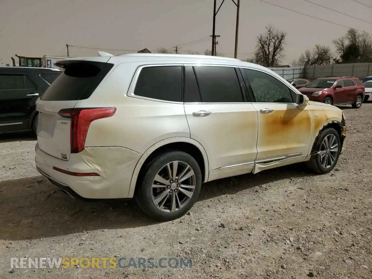 3 fotografías del automóvil dañado 1GYKPCRS3LZ108567 CADILLAC XT6 2020