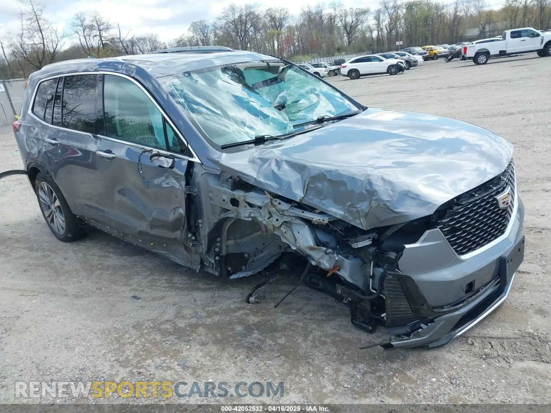 1 Photograph of a damaged car 1GYKPCRS9LZ129763 CADILLAC XT6 2020