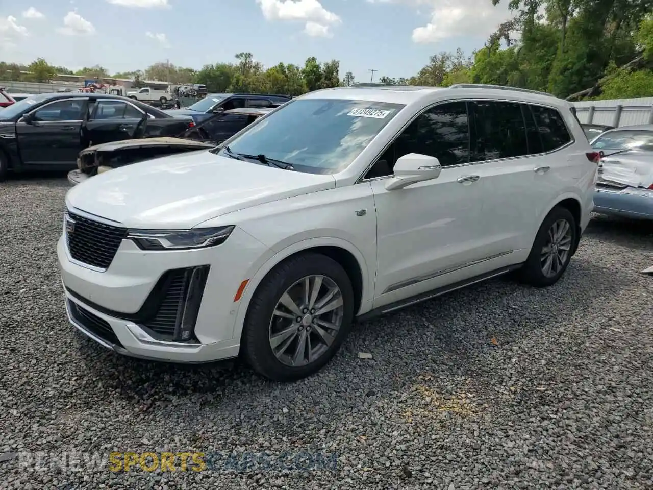 1 Photograph of a damaged car 1GYKPCRSXLZ183458 CADILLAC XT6 2020
