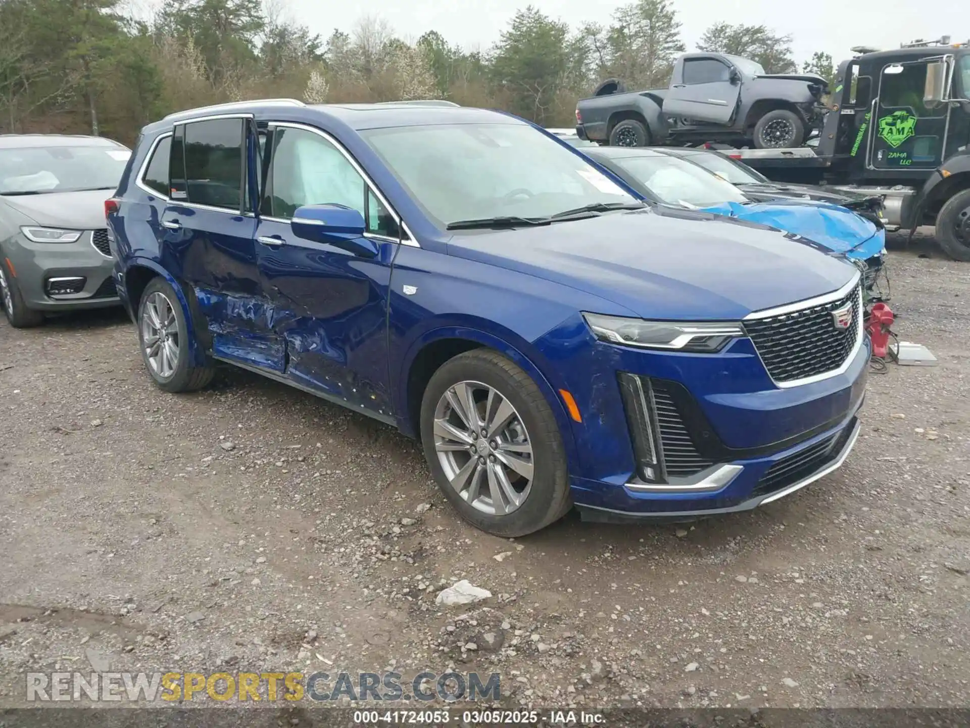 1 Photograph of a damaged car 1GYKPDRS3PZ221429 CADILLAC XT6 2023