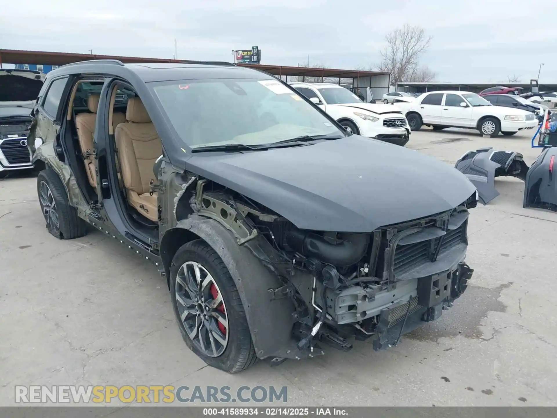 1 Photograph of a damaged car 1GYKPHRS4PZ232284 CADILLAC XT6 2023