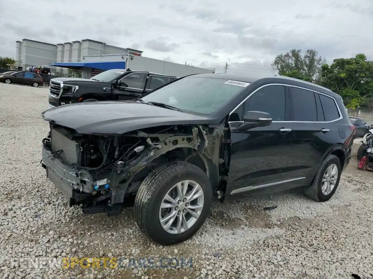 1 Photograph of a damaged car 1GYKPAR41RZ734536 CADILLAC XT6 2024