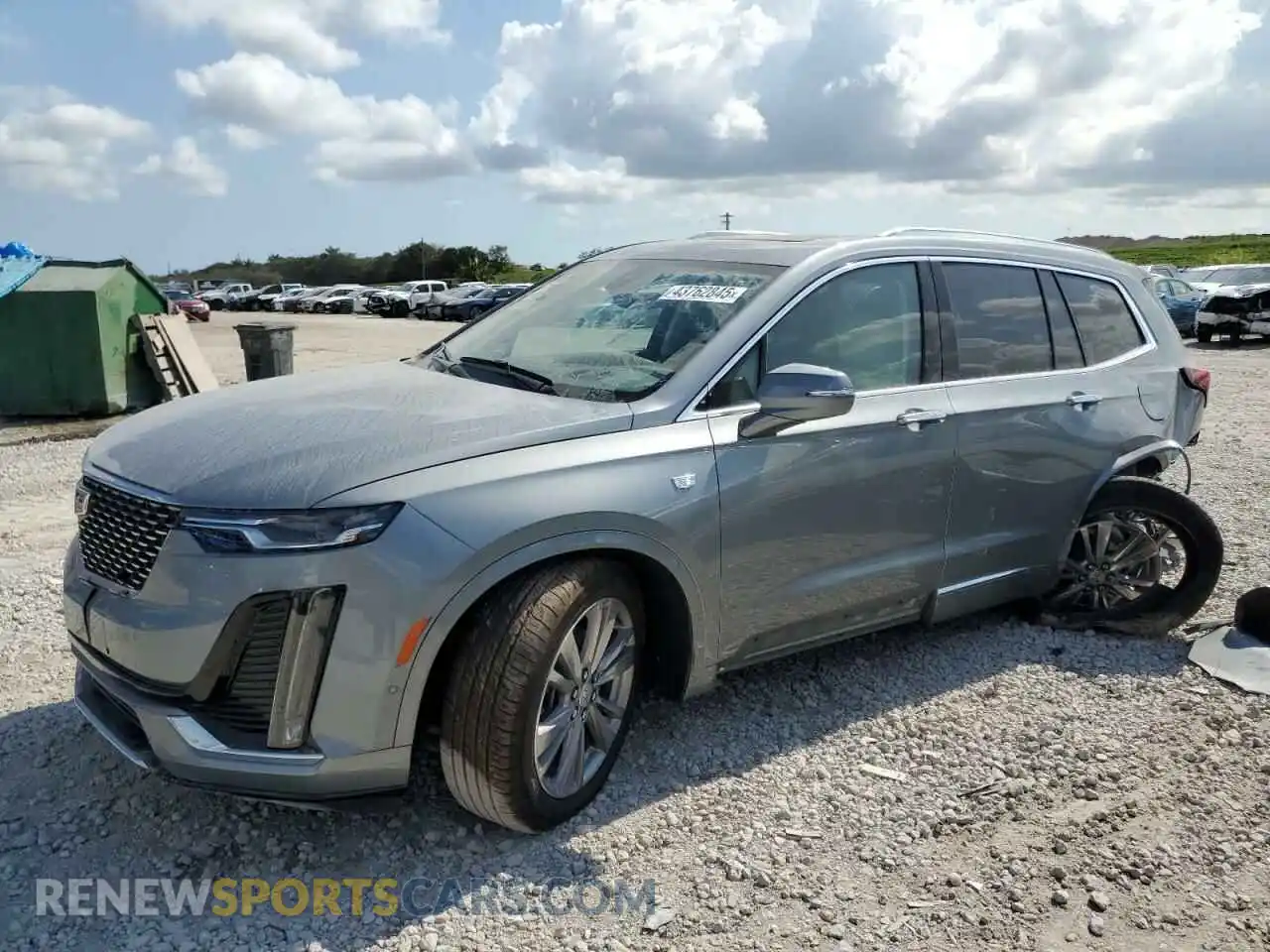 1 Photograph of a damaged car 1GYKPCRS1RZ715026 CADILLAC XT6 2024