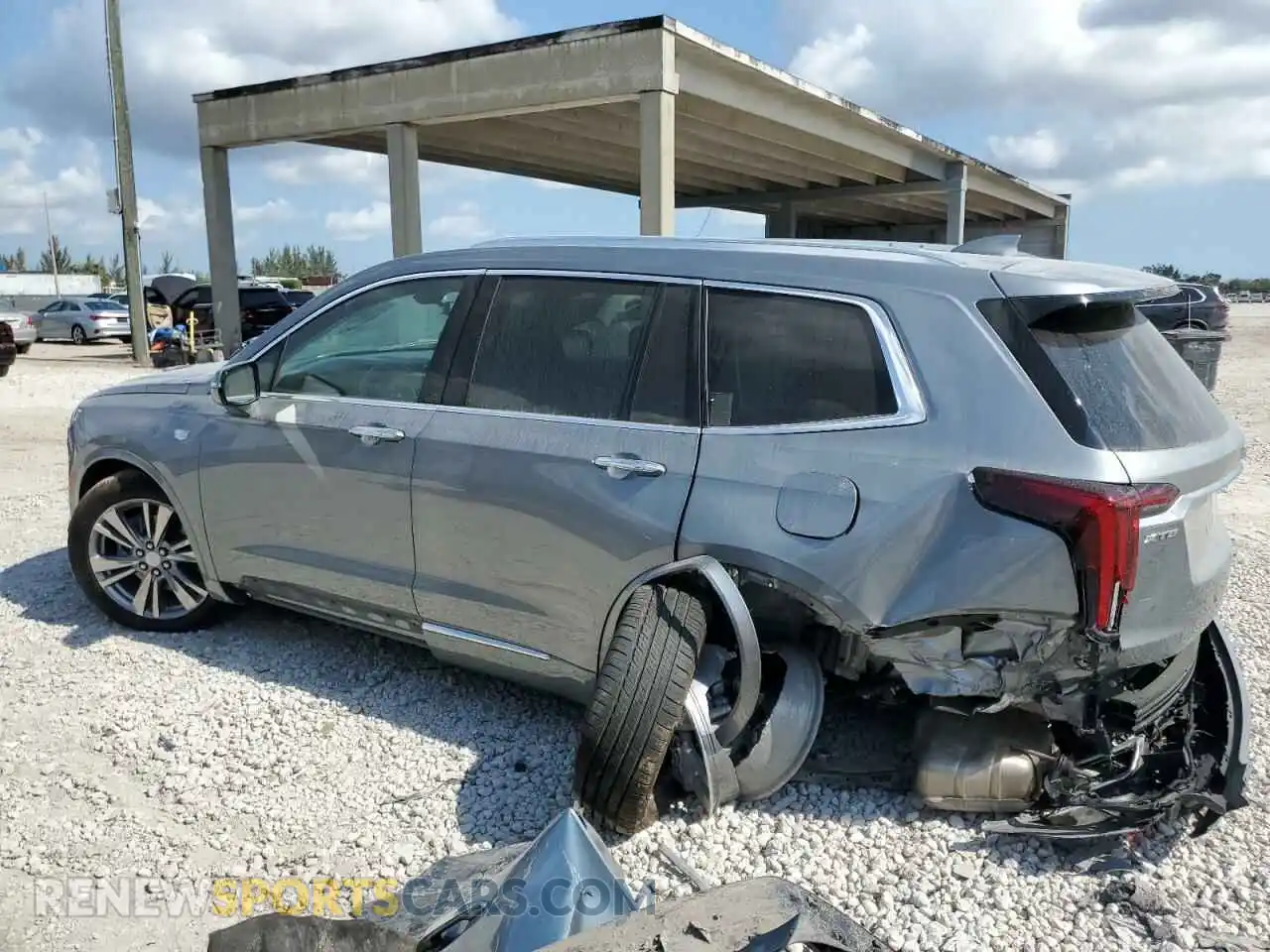 2 Photograph of a damaged car 1GYKPCRS1RZ715026 CADILLAC XT6 2024