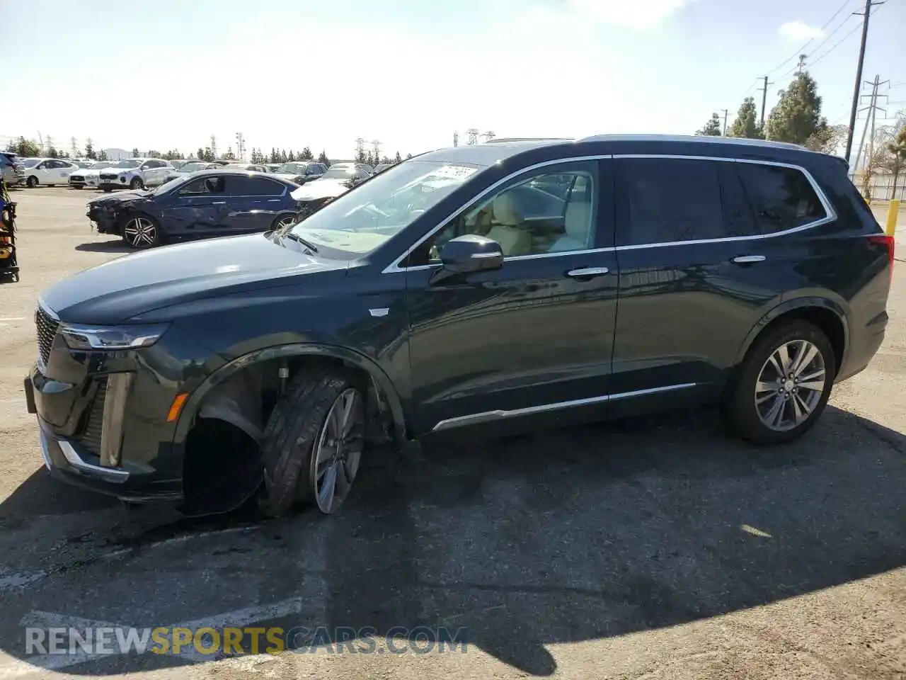 1 Photograph of a damaged car 1GYKPCRS7RZ737726 CADILLAC XT6 2024