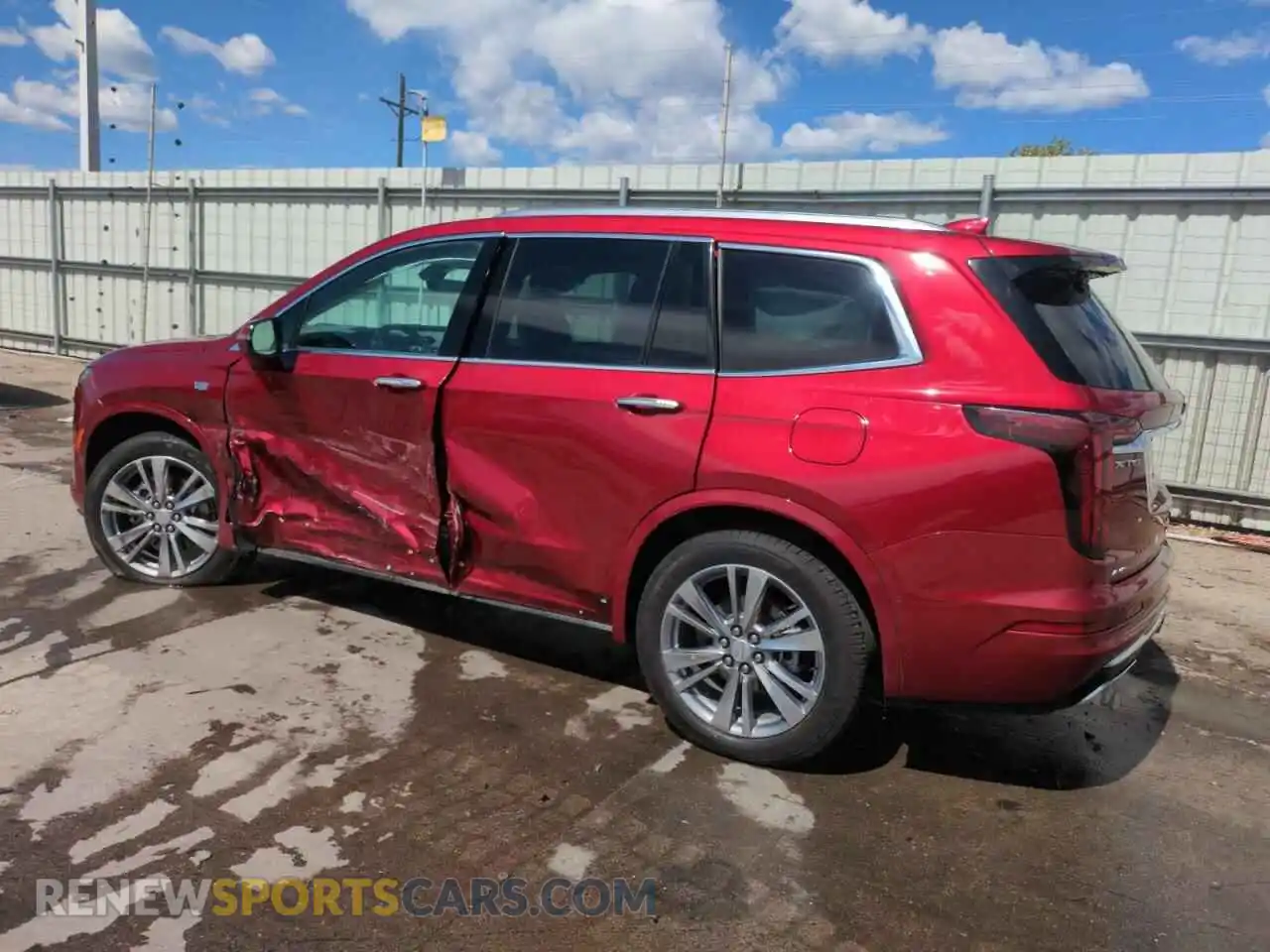 2 Photograph of a damaged car 1GYKPDRSXRZ711949 CADILLAC XT6 2024