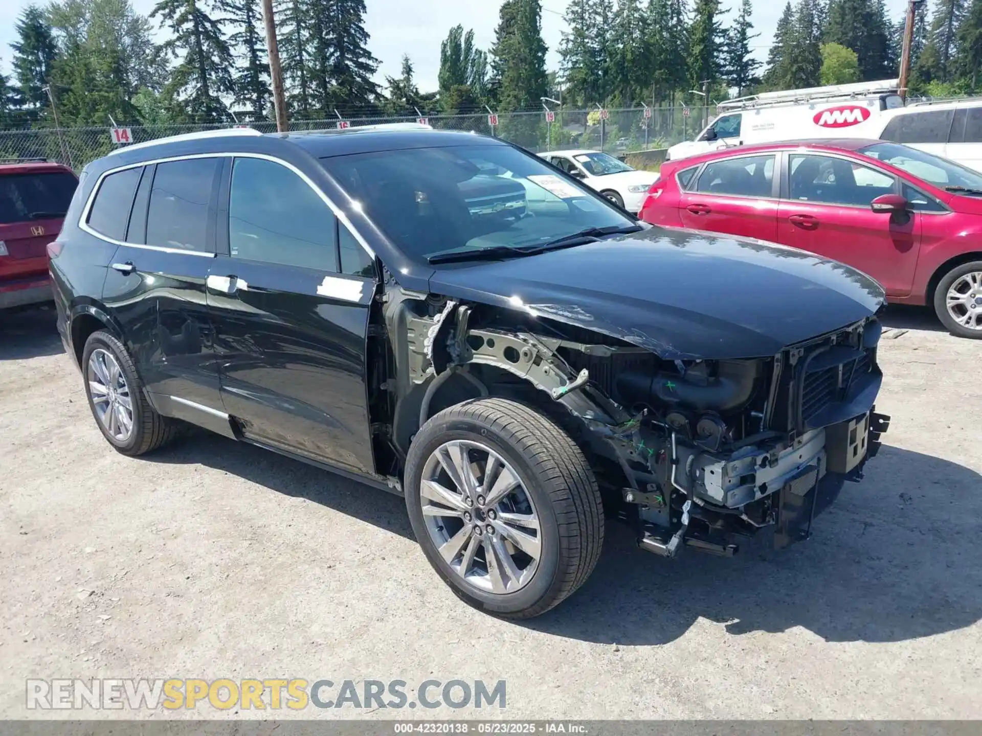 1 Photograph of a damaged car 1GYKPDRSXRZ721817 CADILLAC XT6 2024