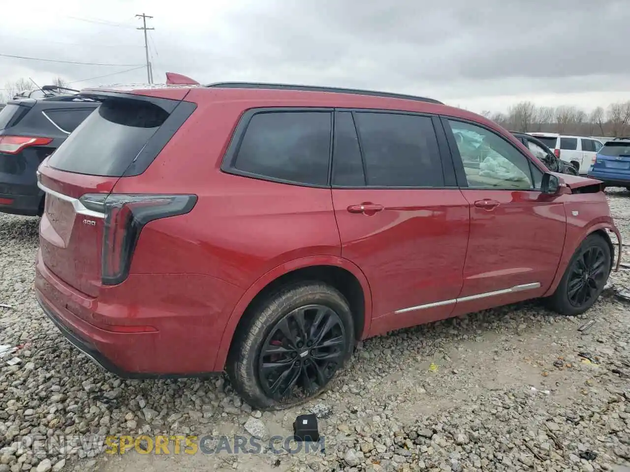 3 Photograph of a damaged car 1GYKPHRS4RZ701991 CADILLAC XT6 2024