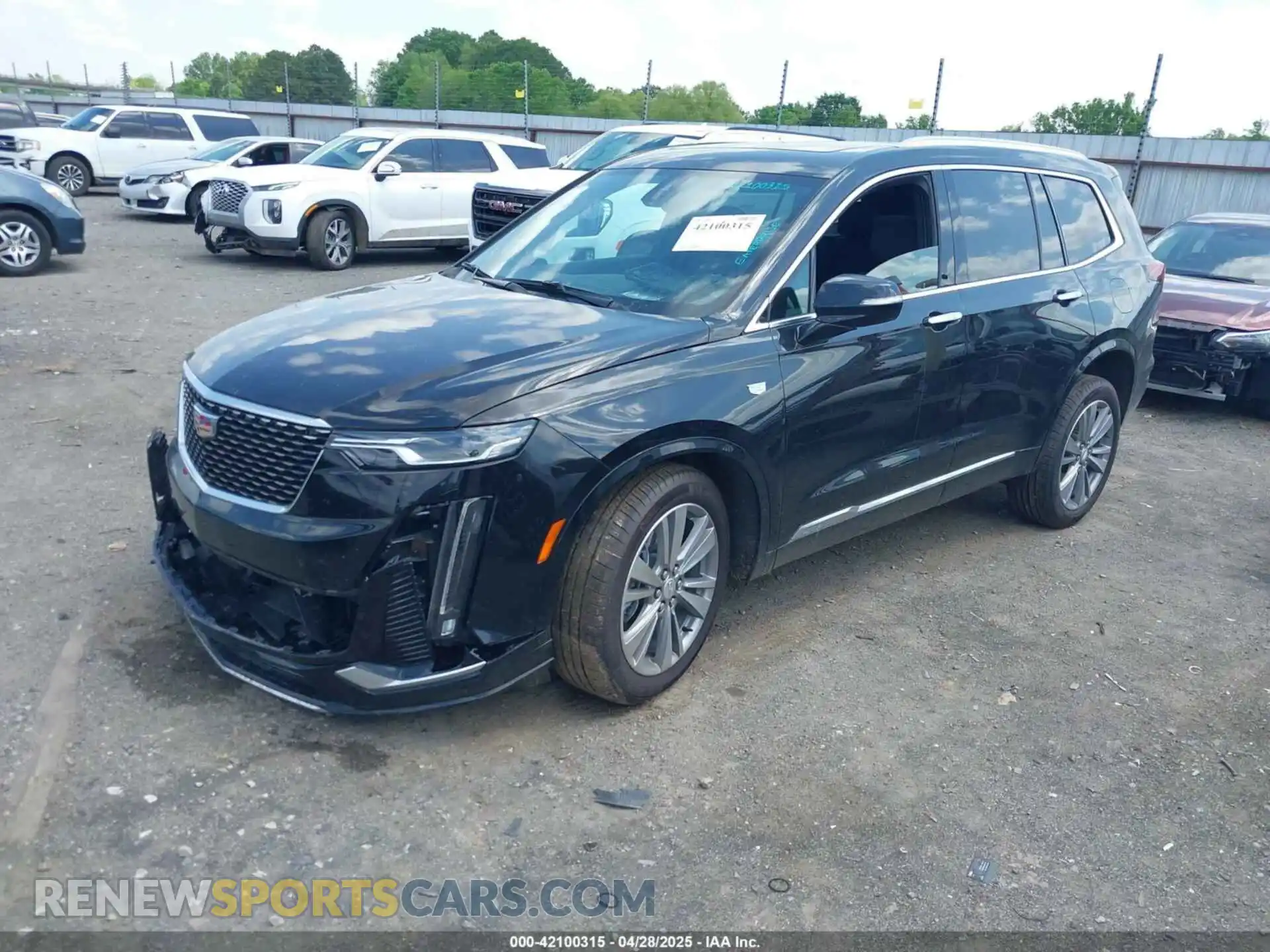 2 Photograph of a damaged car 1GYKPDRS3SZ118214 CADILLAC XT6 2025