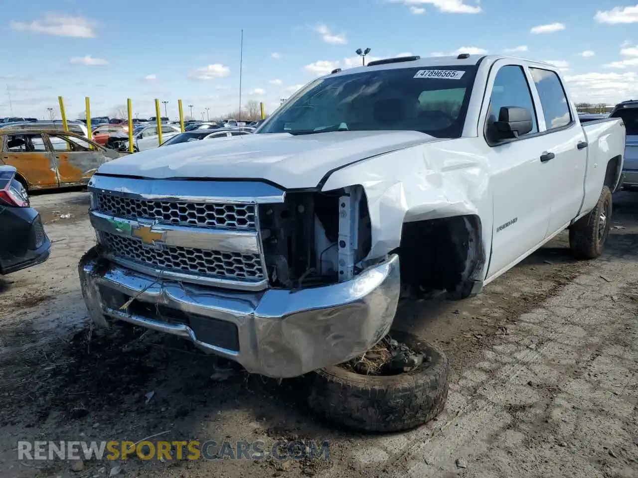 1 Photograph of a damaged car 1GC1KREG7KF215142 CHEVROLET ALL Models 2019