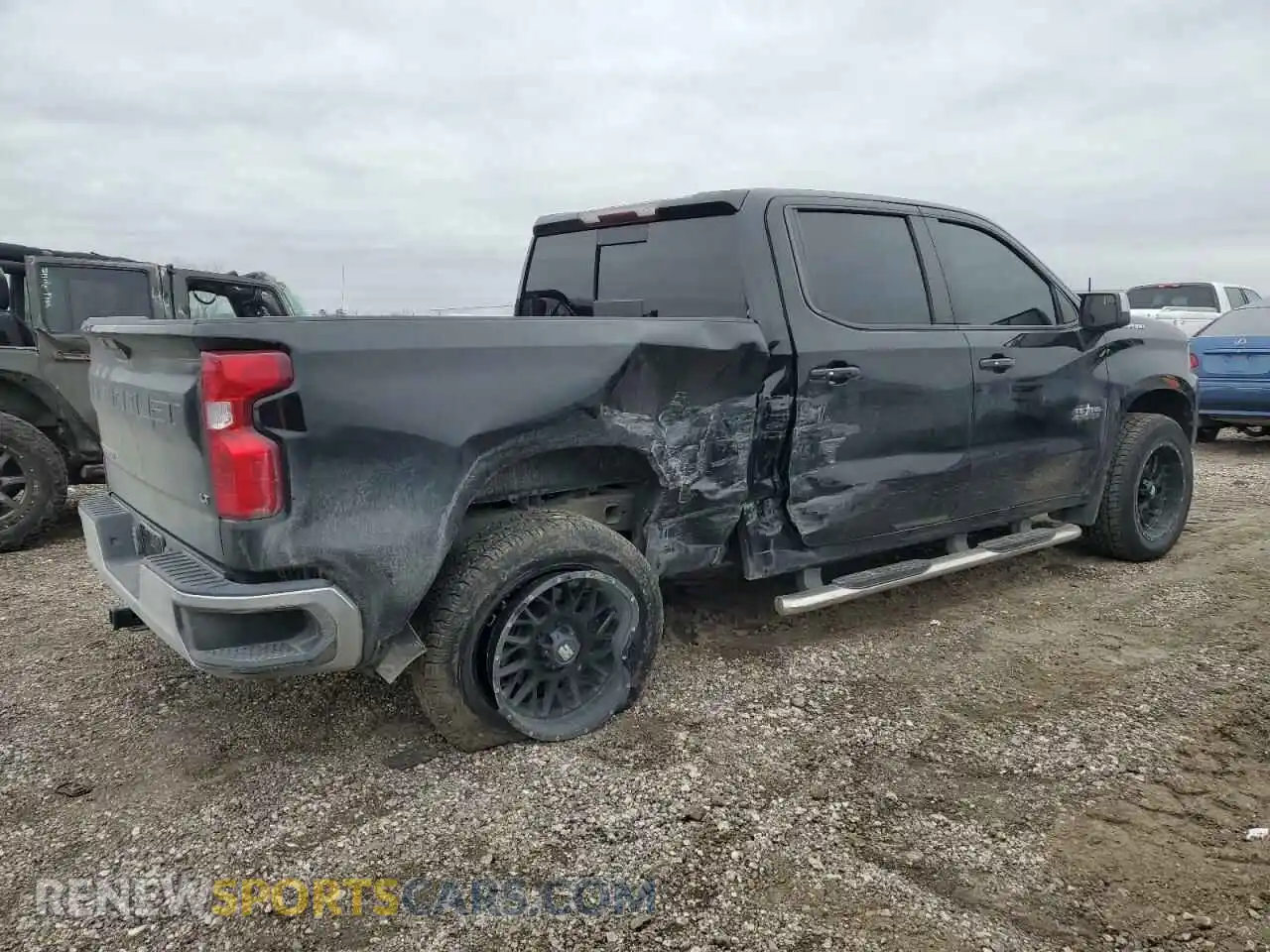 3 Photograph of a damaged car 1GCPWCED4KZ111773 CHEVROLET ALL Models 2019
