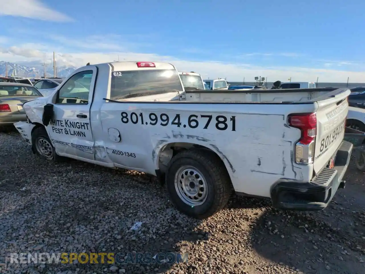 2 Photograph of a damaged car 3GCNWAEH6KG302948 CHEVROLET ALL Models 2019