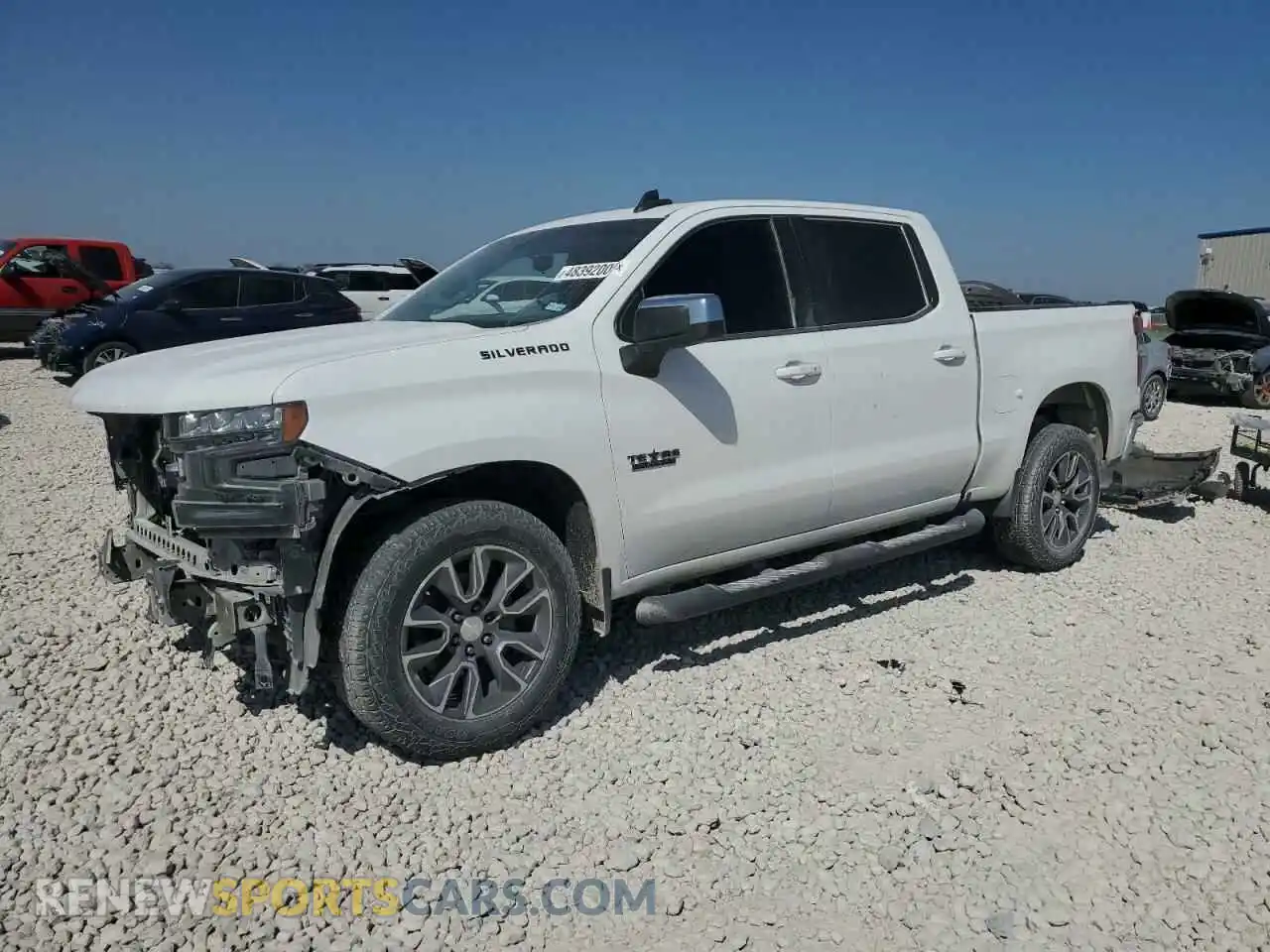1 Photograph of a damaged car 3GCPWCED0KG282052 CHEVROLET ALL Models 2019