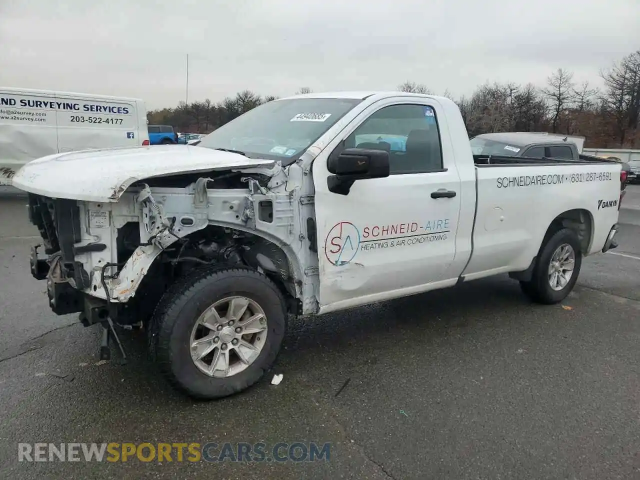 1 Photograph of a damaged car 3GCNWAEFXLG250174 CHEVROLET ALL Models 2020