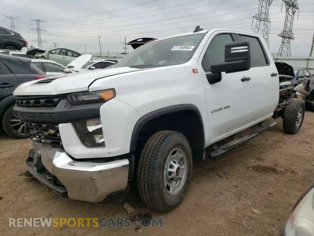 1 Photograph of a damaged car 1GB1WLE73MF123602 CHEVROLET ALL Models 2021