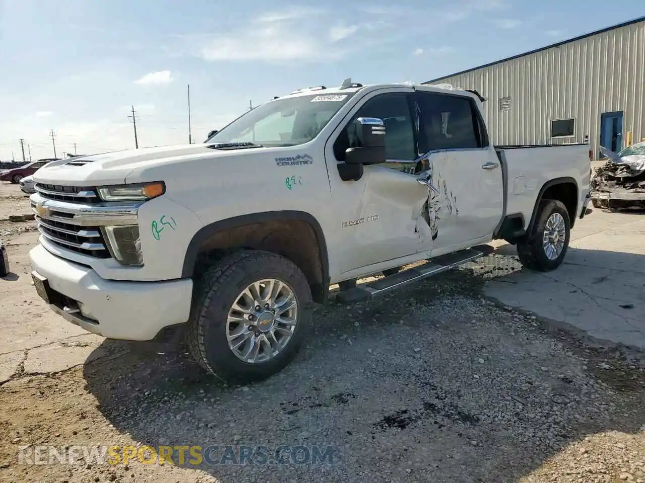 1 Photograph of a damaged car 1GC4YREY1MF214771 CHEVROLET ALL Models 2021
