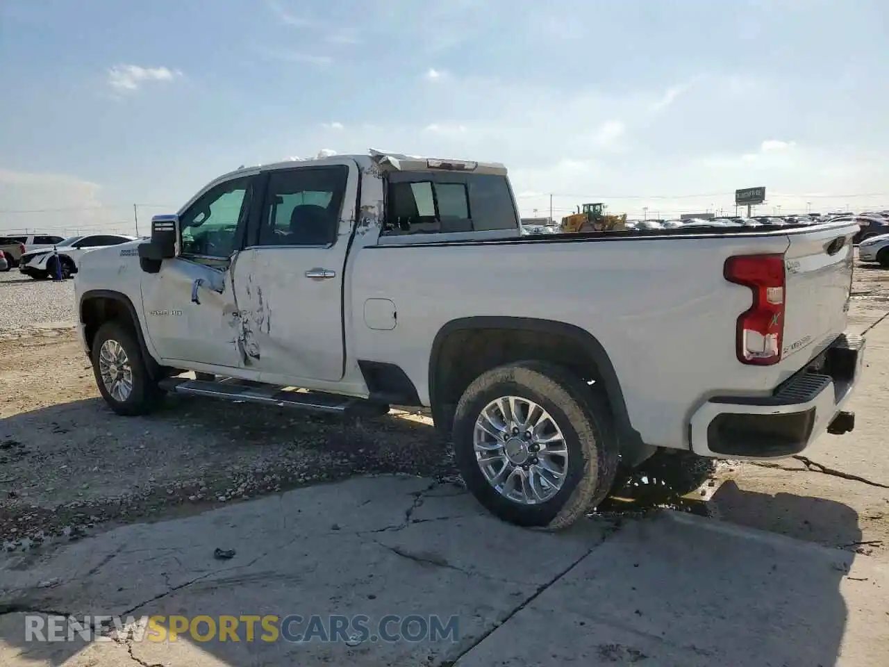 2 Photograph of a damaged car 1GC4YREY1MF214771 CHEVROLET ALL Models 2021