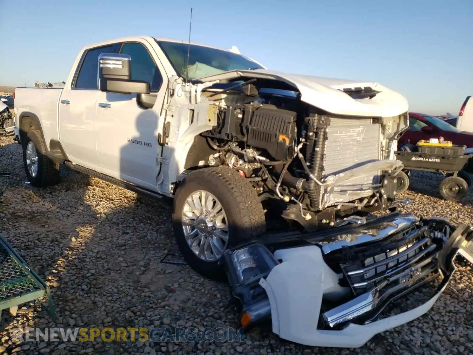 1 Photograph of a damaged car 1GC4YREY5MF184805 CHEVROLET ALL Models 2021