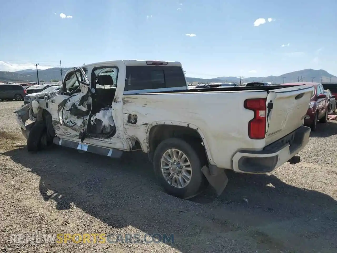 2 Photograph of a damaged car 1GC4YVEY4MF217477 CHEVROLET ALL Models 2021