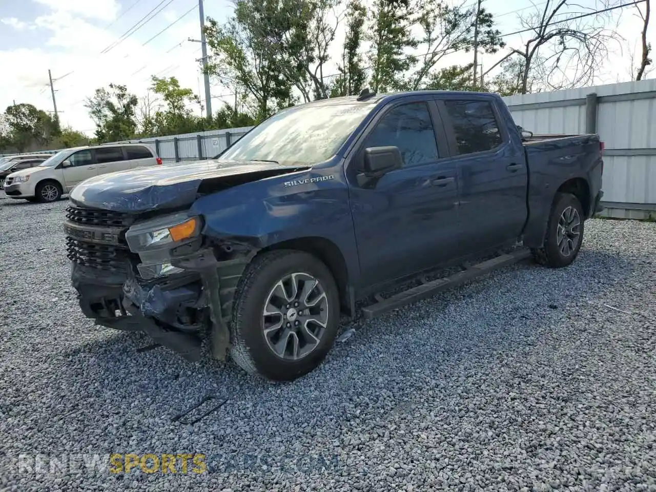1 Photograph of a damaged car 1GCPWBEK6MZ206489 CHEVROLET ALL Models 2021