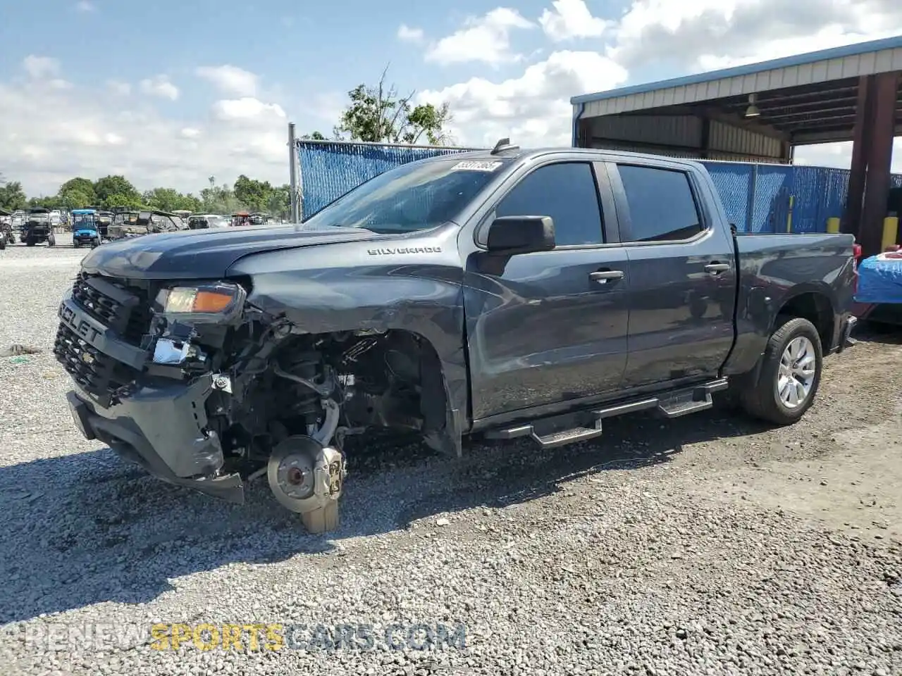 1 Photograph of a damaged car 1GCPWBEK7MZ289267 CHEVROLET ALL Models 2021