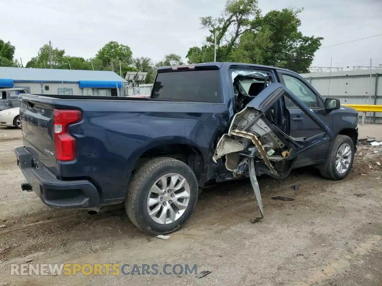 3 Photograph of a damaged car 1GCPWBEKXMZ355536 CHEVROLET ALL Models 2021