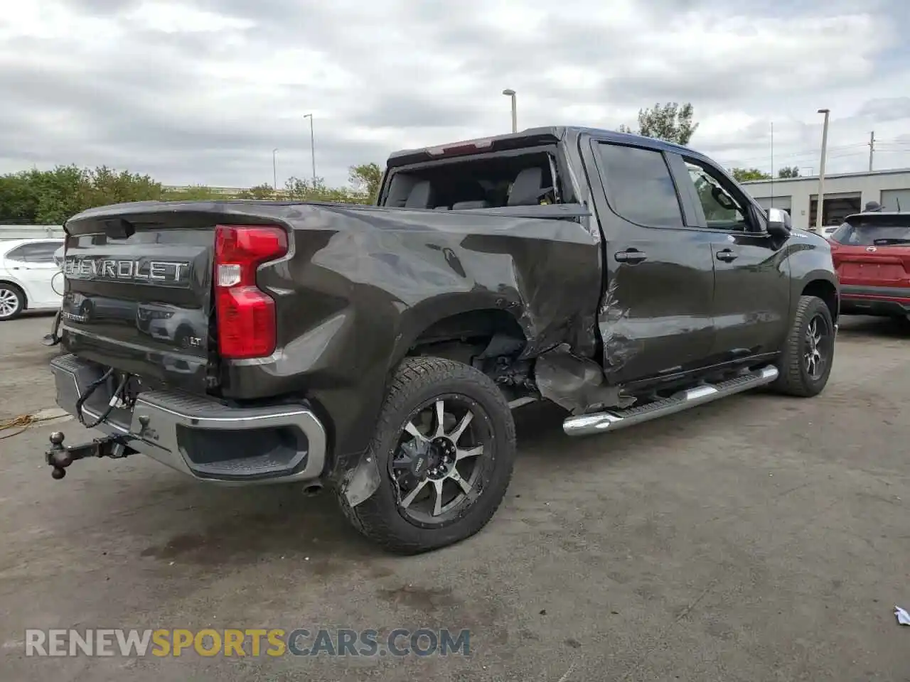 3 Photograph of a damaged car 1GCPWCET9MZ412274 CHEVROLET ALL Models 2021