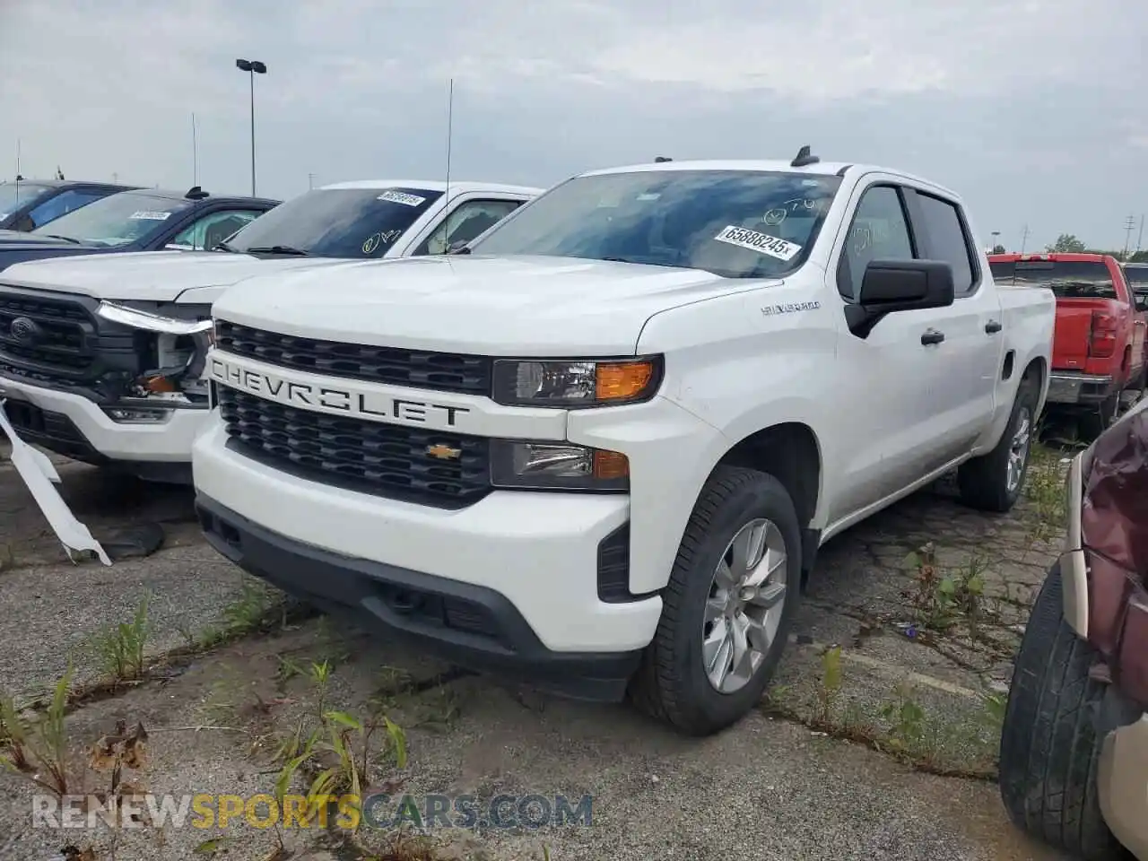 1 Photograph of a damaged car 1GCPYBEK1MZ292952 CHEVROLET ALL Models 2021