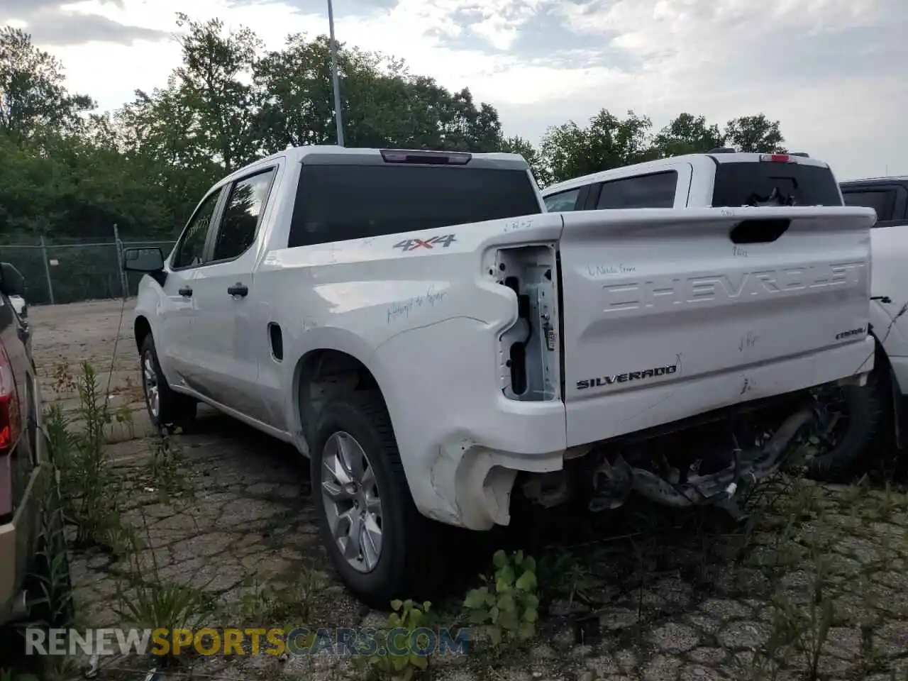 2 Photograph of a damaged car 1GCPYBEK1MZ292952 CHEVROLET ALL Models 2021