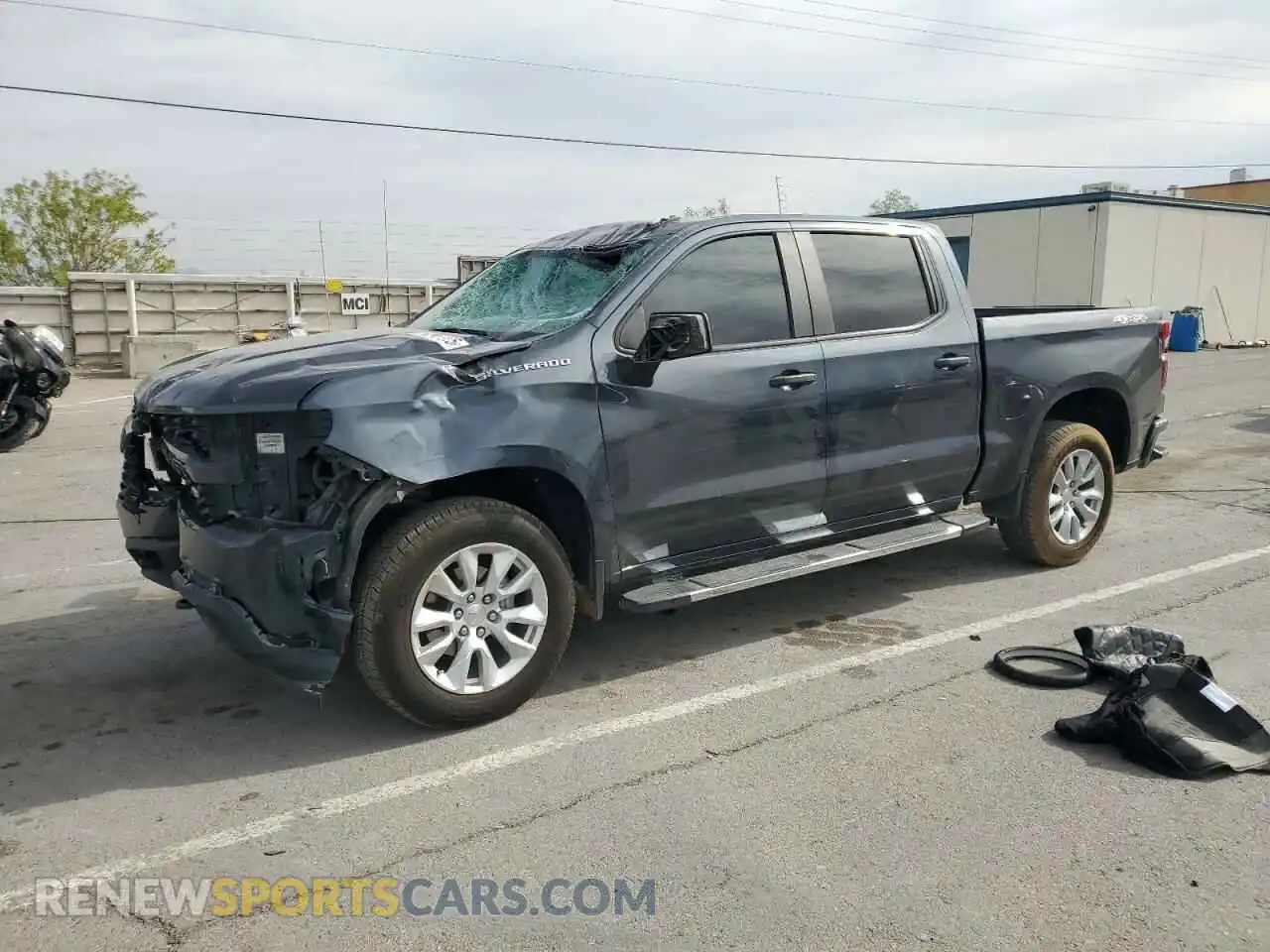 1 Photograph of a damaged car 1GCPYBEK3MZ393460 CHEVROLET ALL Models 2021