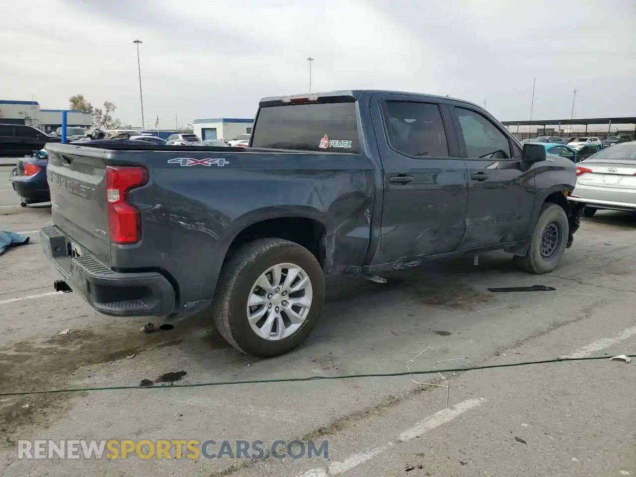 3 Photograph of a damaged car 1GCPYBEK3MZ393460 CHEVROLET ALL Models 2021