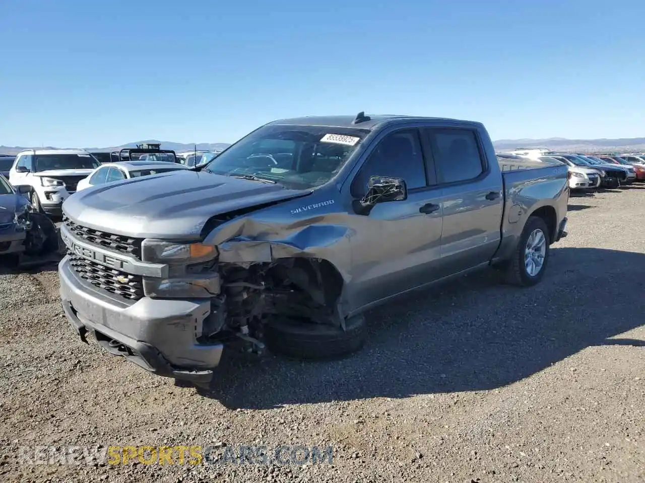 1 Photograph of a damaged car 1GCPYBEK5MZ222175 CHEVROLET ALL Models 2021
