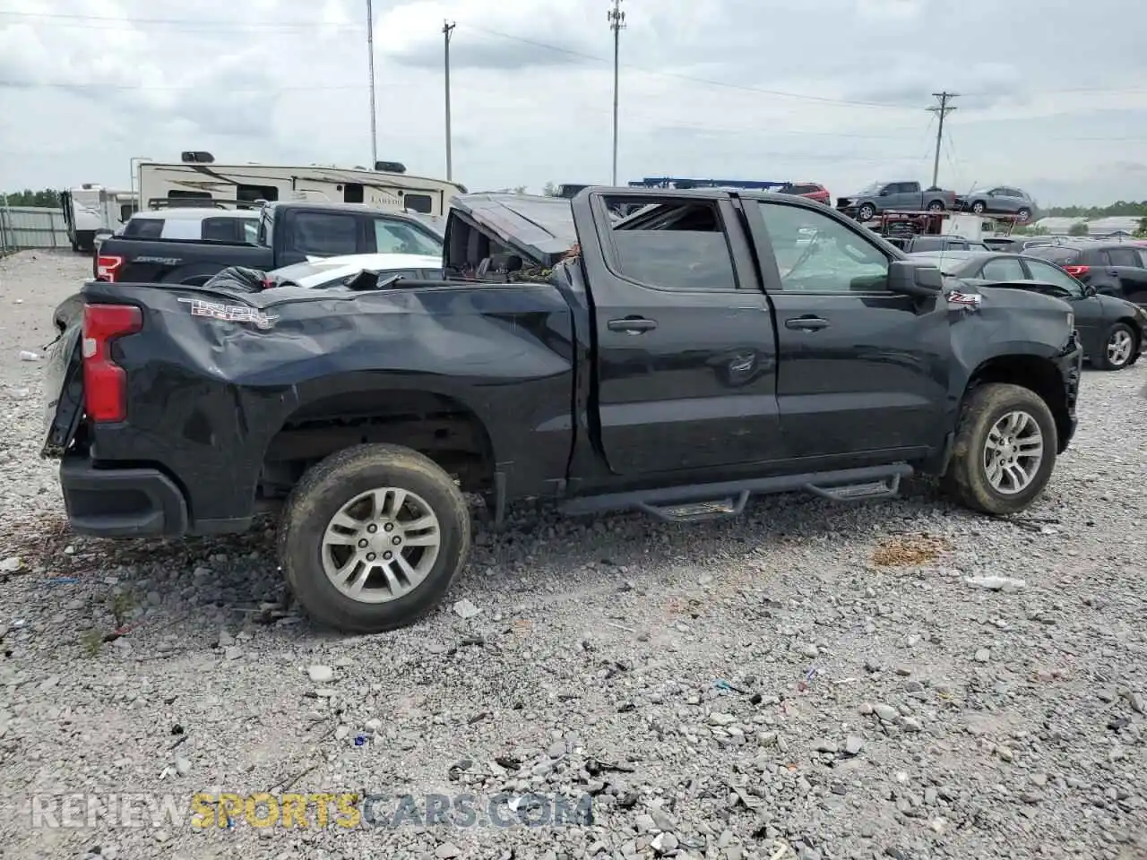 3 Photograph of a damaged car 1GCPYCEF5MZ295345 CHEVROLET ALL Models 2021