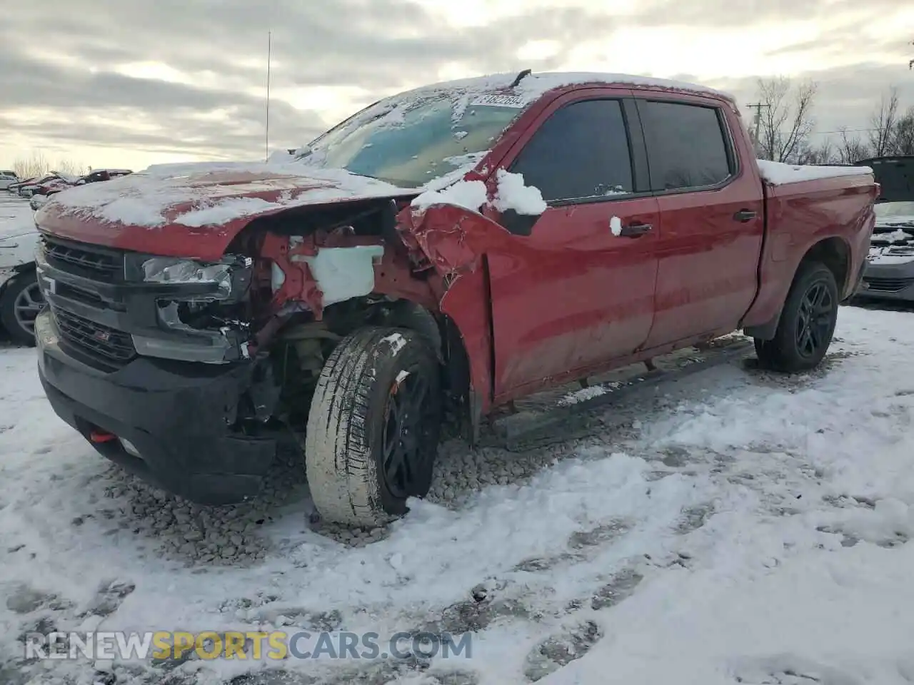 1 Photograph of a damaged car 1GCPYFED0MZ394588 CHEVROLET ALL Models 2021