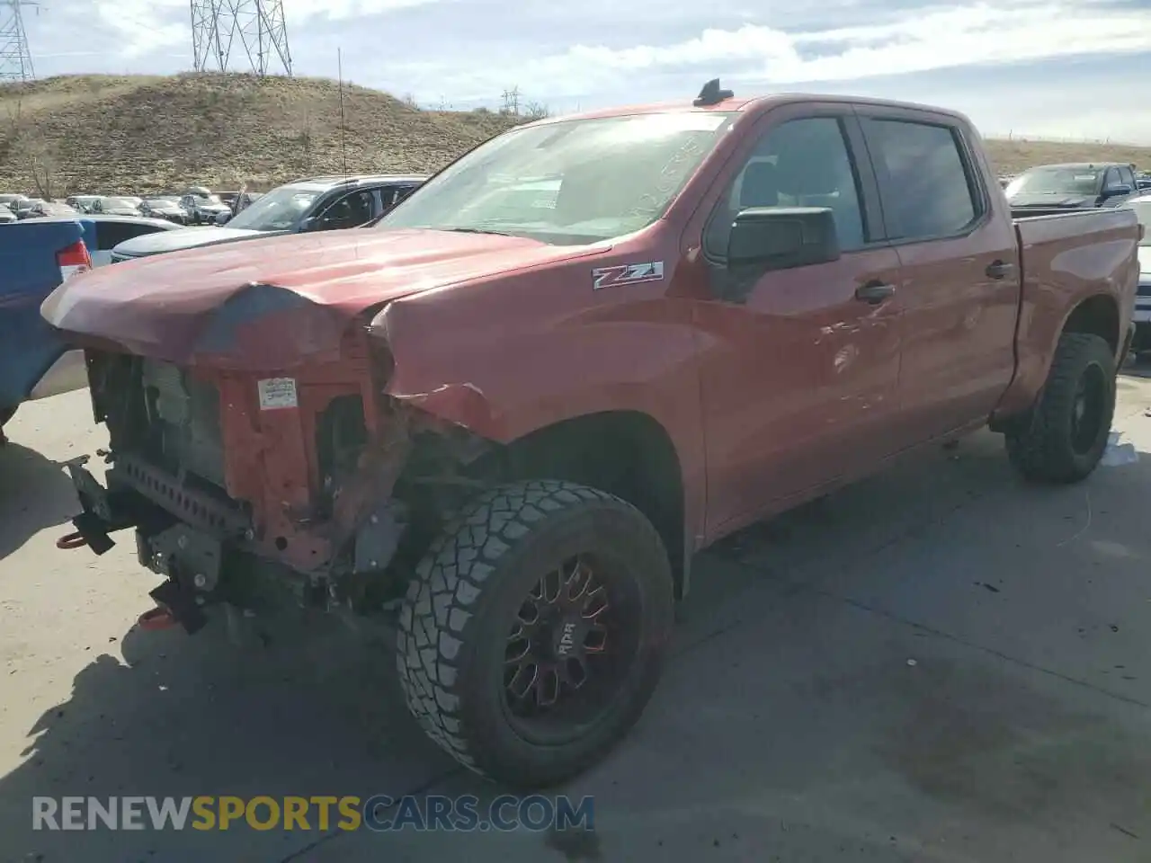 1 Photograph of a damaged car 1GCPYFED6MZ387001 CHEVROLET ALL Models 2021