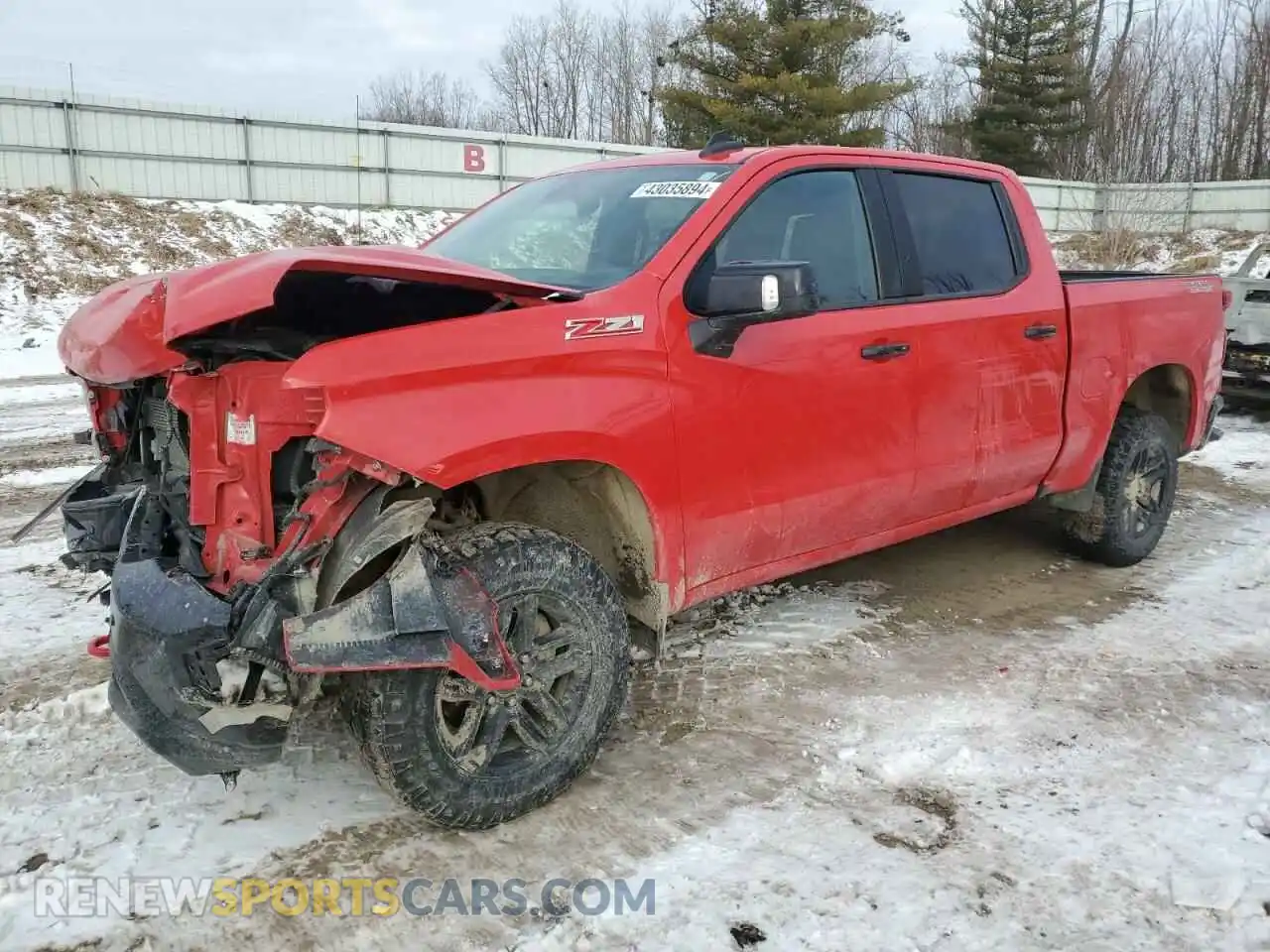 1 Photograph of a damaged car 1GCPYFED7MZ236197 CHEVROLET ALL Models 2021