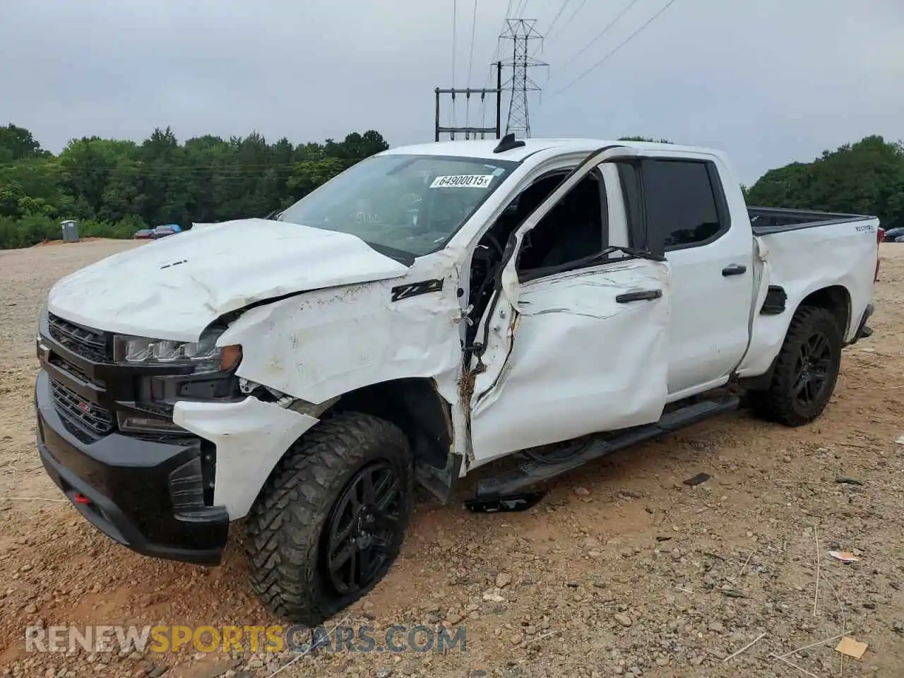 1 Photograph of a damaged car 1GCPYFEL6MZ397843 CHEVROLET ALL Models 2021