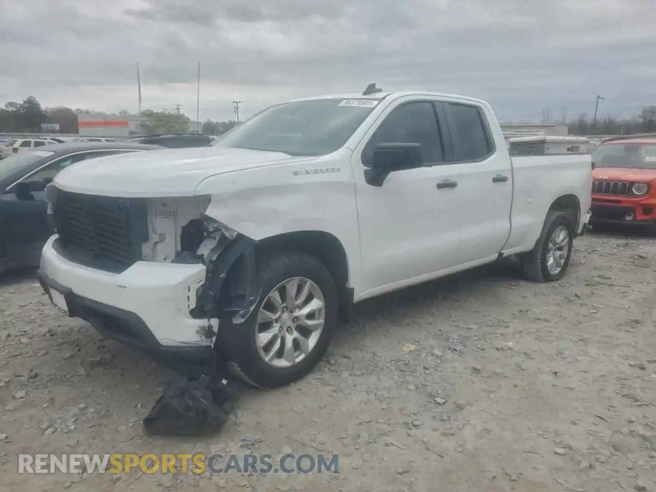 1 Photograph of a damaged car 1GCRWBEK4MZ225714 CHEVROLET ALL Models 2021