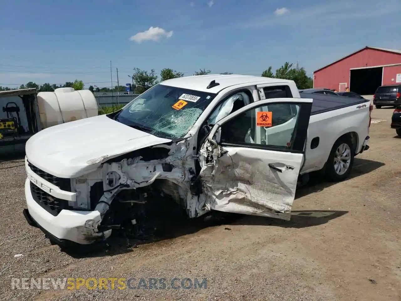 1 Photograph of a damaged car 1GCRYBEH2MZ122578 CHEVROLET ALL Models 2021
