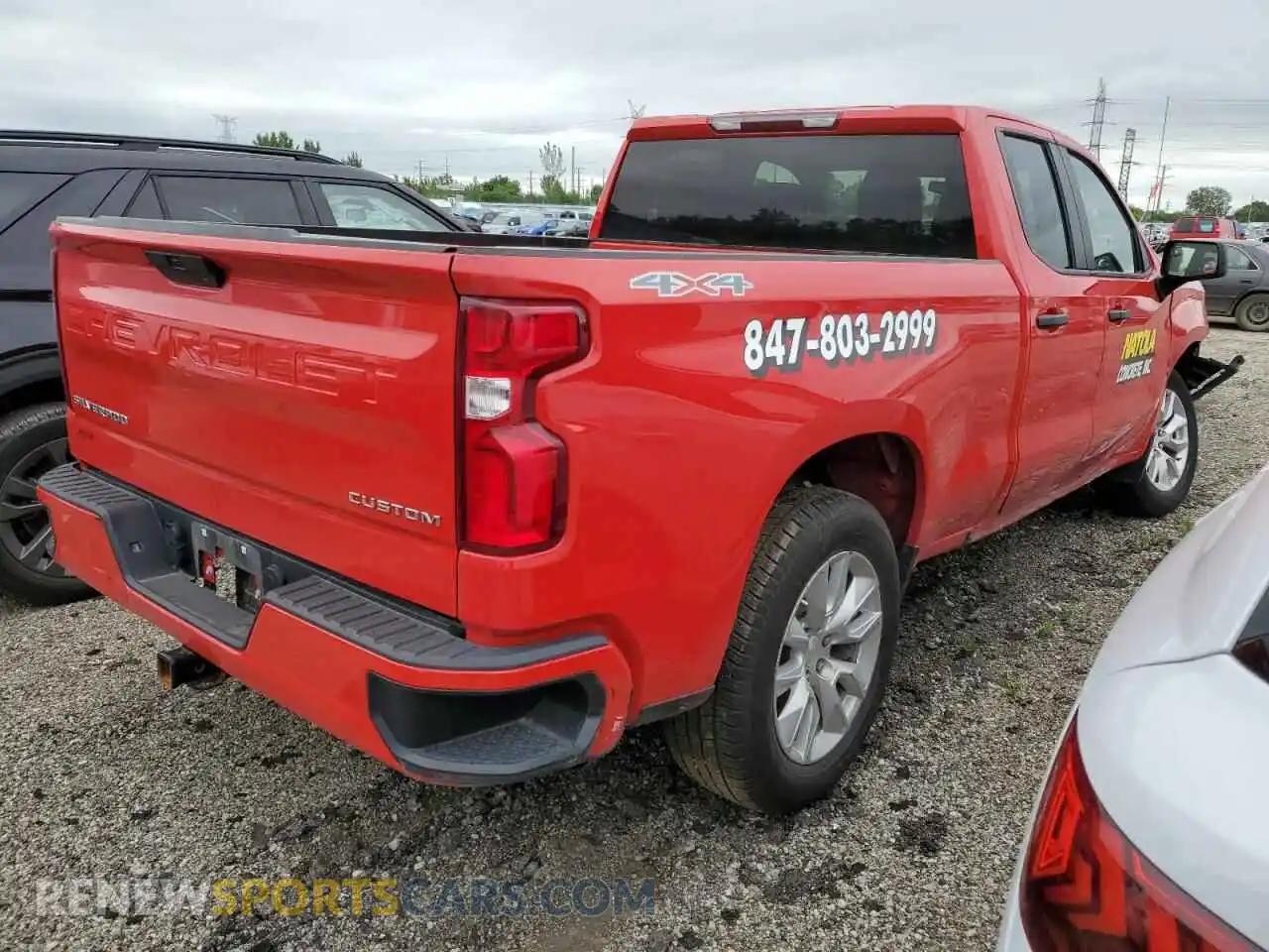 3 Photograph of a damaged car 1GCRYBEK5MZ357049 CHEVROLET ALL Models 2021