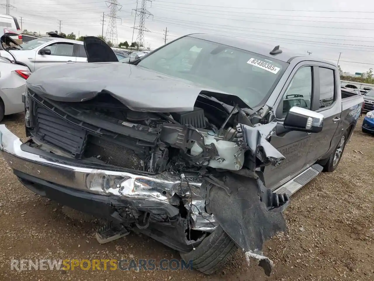 1 Photograph of a damaged car 1GCUYDED3MZ106862 CHEVROLET ALL Models 2021