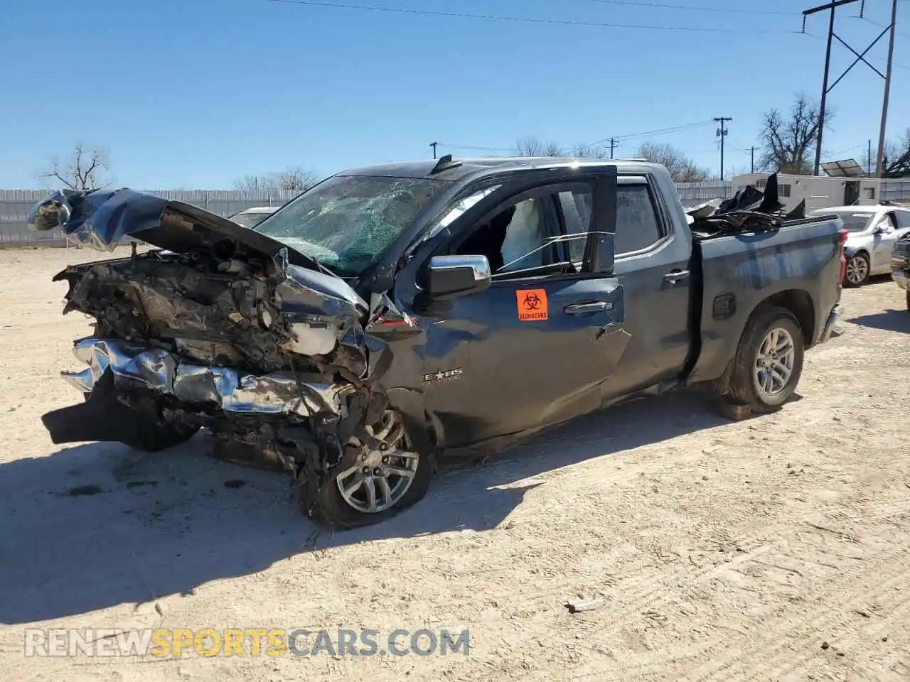 1 Photograph of a damaged car 1GCUYDET8MZ439968 CHEVROLET ALL Models 2021