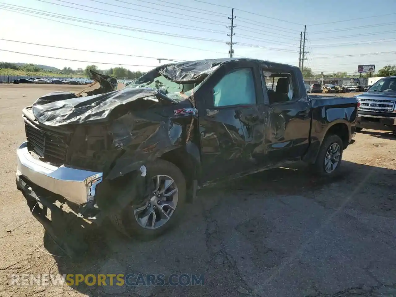 1 Photograph of a damaged car 1GCUYDETXMZ362228 CHEVROLET ALL Models 2021