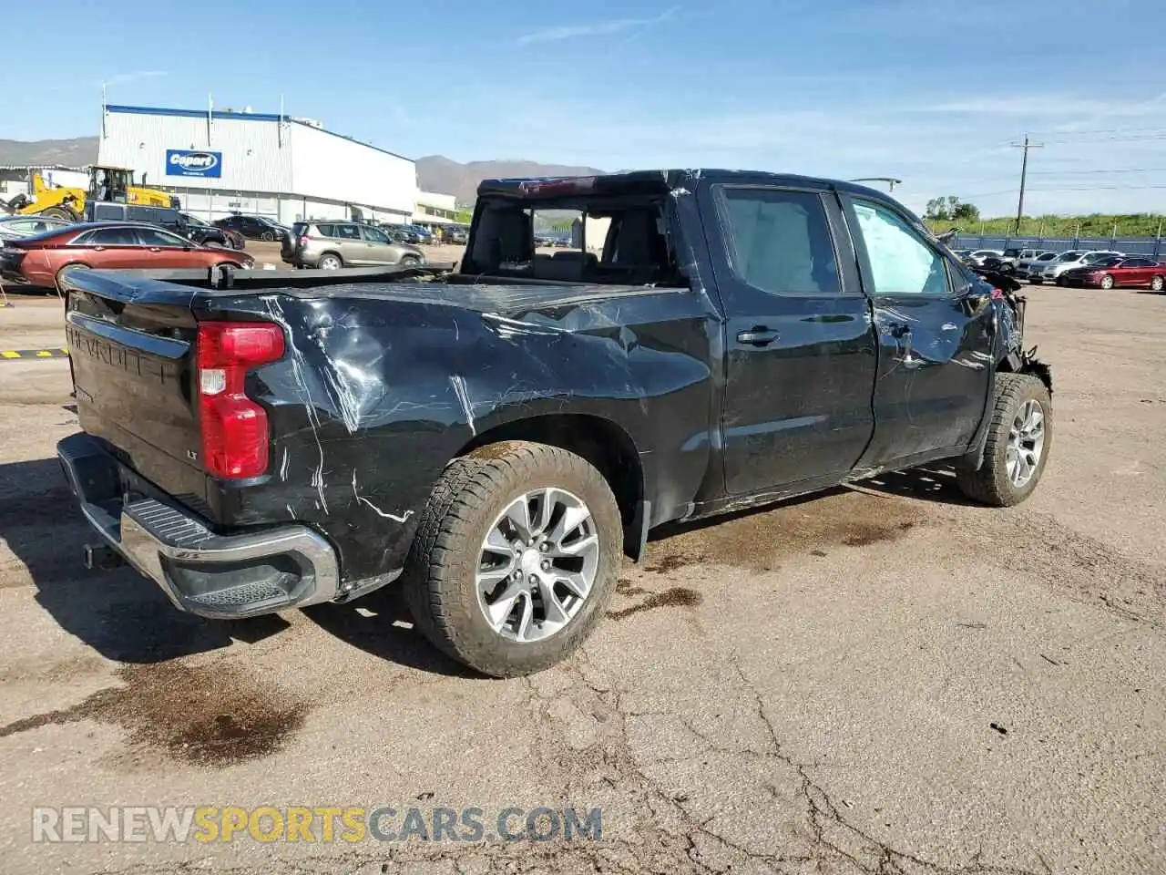 3 Photograph of a damaged car 1GCUYDETXMZ362228 CHEVROLET ALL Models 2021