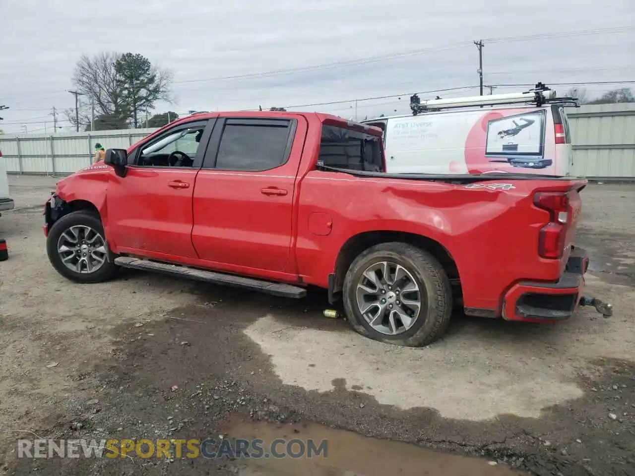 2 Photograph of a damaged car 1GCUYEEL8MZ296686 CHEVROLET ALL Models 2021