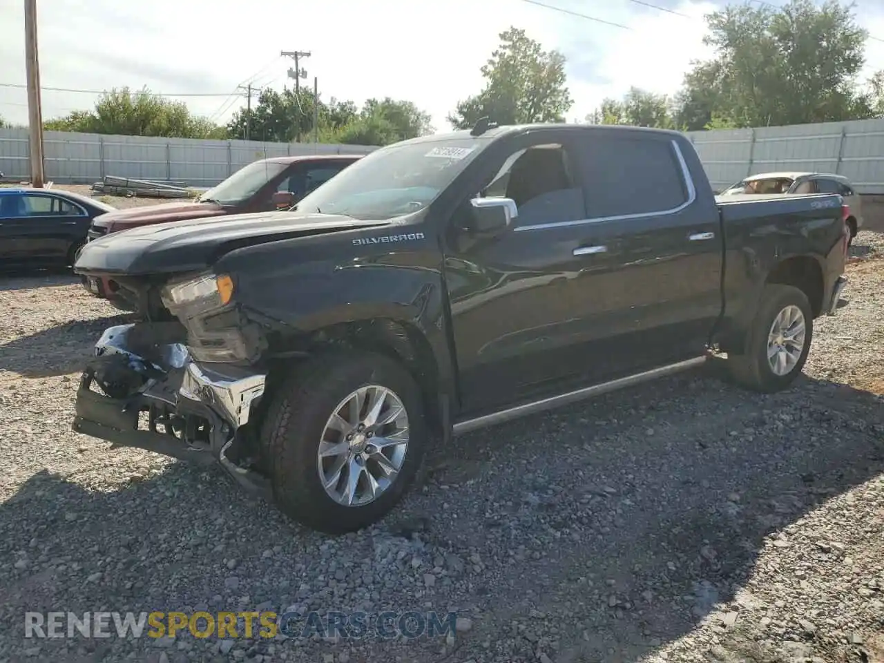 1 Photograph of a damaged car 1GCUYGEL3MZ253398 CHEVROLET ALL Models 2021