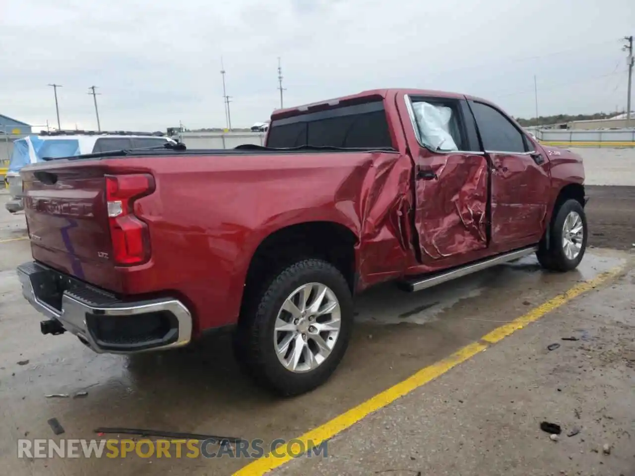 3 Photograph of a damaged car 1GCUYGEL5MZ386910 CHEVROLET ALL Models 2021
