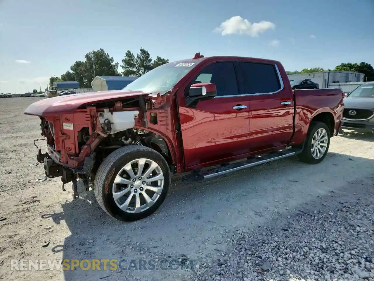 1 Photograph of a damaged car 1GCUYHEL6MZ229683 CHEVROLET ALL Models 2021